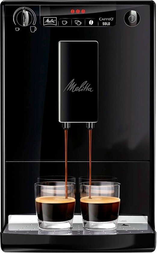 Melitta Caffeo Solo - Volautomatische espressomachine - Zwart