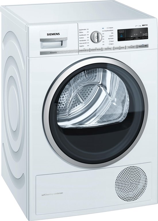 Siemens WT47W5E7NL - iQ700 - speed - Warmtepompdroger