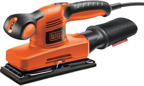BLACK+DECKER KA320EKA Schuurmachine - 240W - 5 schuurvellen + grote stofopvangzak