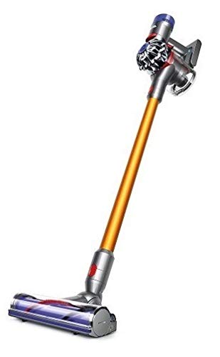 Dyson V8 Absolute Bagless Nickel, Yellow handheld vacuum - Dyson V8 Absolute, Dry, Cyclonic, Auto, 82 dB, HEPA 12, 425 W