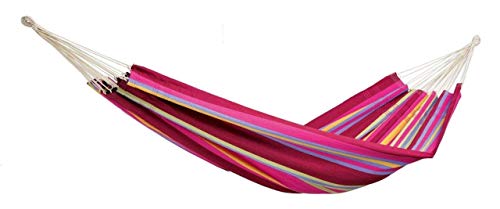 AMAZONAS Braziliaanse hangmat XL Barbados Grenadine 230 x 150 cm voor meerdere personen tot 200 kg kleurrijk gestreept totale lengte 340 cm
