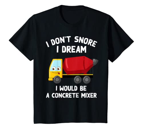 Kids Lustiger ich träumume ich bin ein BetonMIXER Slogan Schlaf T-Shirt