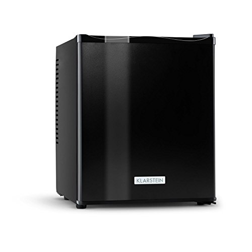 Klarstein MKS-11 - minibar, minikoelkast, drankkoelkast, 25 liter, geruisloze werking, 1 legbord, 2 zijvakken, 3-traps temperatuurregelaar, mat zwart