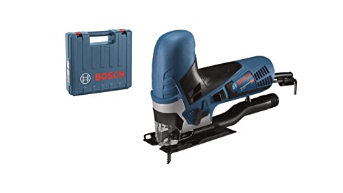 Bosch Professional Decoupeerzaag GST 90 E (650 W, 1x zaagblad, afzuigset, antisplinterplaatje, zaagdiepte in hout: 90 mm, in opbergkoffer)