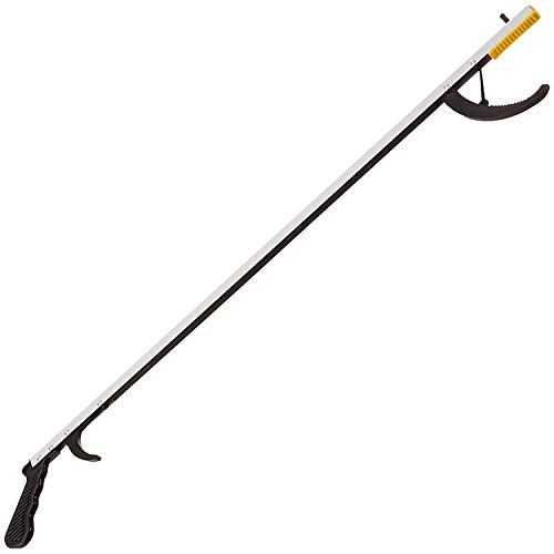 HealthSmart Reacher Grabber Tool for Elderly, Disabled or After Surgery Recovery, Claw Grabber, Reaching Assist Tool, Trash Picker, Hand Gripper, Arm Extension, 32 Inches, Non Folding, Magnetic Claw 