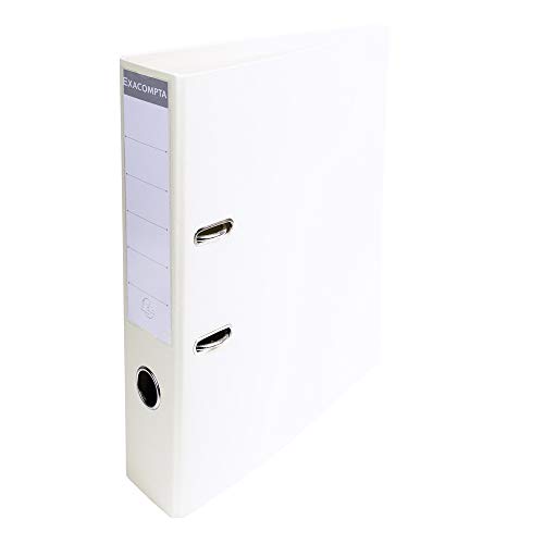 Exacompta verpakking met 10 premium kunststof mappen Rücken 70 mm wit
