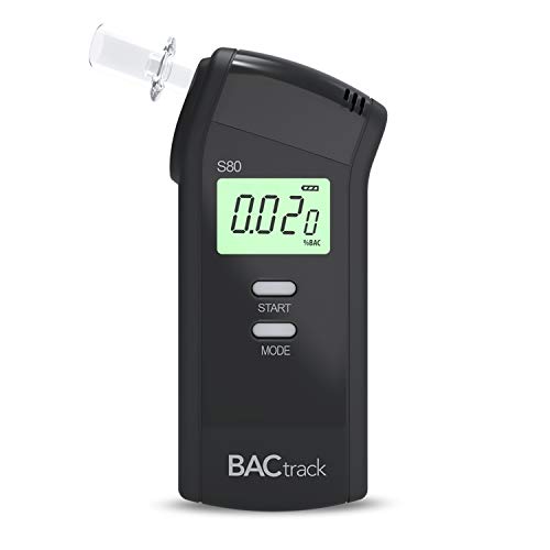 BACtrack S80 Breathalyzer | Professional-Grade Accuracy | DOT & NHTSA Approved | FDA 510(k) Cleared | Portable Breath Alcohol Tester for Personal & Professional Use 