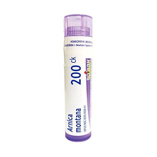 Boiron Arnica Montana 200Ck for Muscle Pain, Stiffness, Swelling from Injuries & Bruises - 80 Pellets 