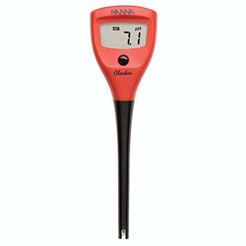 Hanna Inst ruments HI-98103 pH-tester met PH-elektrode en batterijen, pH 0,00 tot 14,00, -0,2 pH-nauwkeurigheid, 0,01 pH-resolutie 