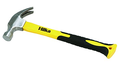 Hilka 60201500 Pro Ambachtelijke Glasvezel Schacht Klauw Hamer, 8 oz