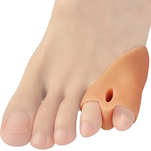 Chiroplax Tailor's Bunion Corrector Pads Bunionette Pain Relief Pinky Little Toe Straightener Separator Cushion Splint Protector Shield Spacer Cover Guard (4 Pads, Shims - Size Regular)