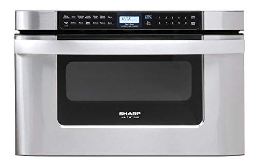 Sharp KB-6524PS 24-Inch Microwave Drawer Oven, 1.2 cu. ft., Stainless Steel 