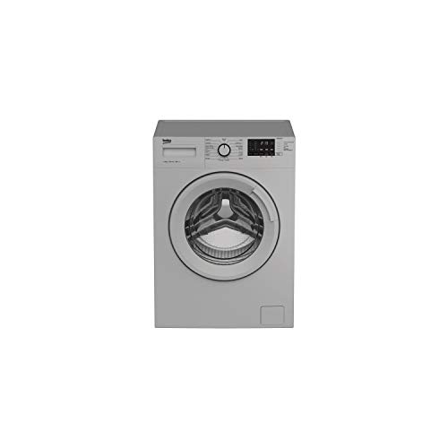 Beko WM1015CHS Wasmachine, voorlader, 10 kg, 1200 omw/min, 15 programma's, A+++ (-10%) - zilver