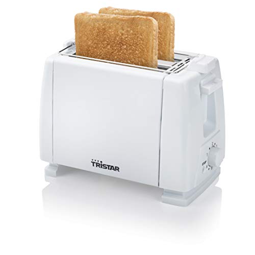 Tristar Br-1009 Broodrooster voor 2 sneetjes brood, 2 sleuven, 6 bruiningsstanden, 650 W