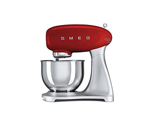 Smeg SMF01RDEU Keukenmachine, 4,8 liter, rood 