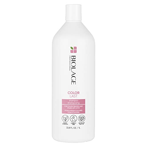 BIOLAGE Color Last Shampoo | Helps Protect Hair & Maintain Vibrant Color | For Color-Treated Hair | Paraben & Silicone-Free | Vegan​ | 33.8 Fl. Oz.