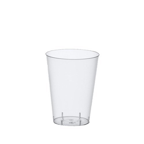 PAPSTAR 12162 50 drinkbeker polystyreen 0,2 L, Ø 7,5 x 9,7 cm, glashelder