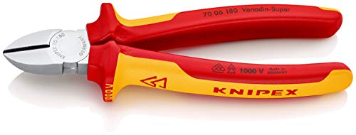 KNIPEX Zijsnijtang 1000V-geïsoleerd (180 mm) 70 06 180 