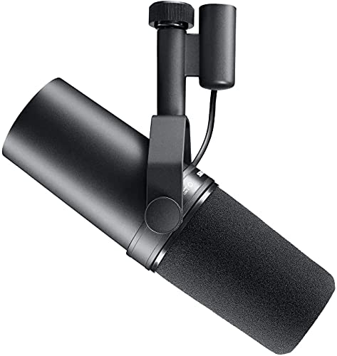 Shure SM7B Cardioïde Dynamische Microfoon voor omroepen, Podcasts en het opnemen van zachte, warme stemmen - Zwart