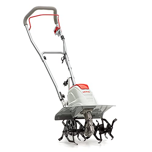 IKRA Elektrische Grondfrees Cultivator FEM 1500, flexibele werkbreedte 17-45 cm, werkdiepte tot 23 cm, rood/wit/grijs/zwart