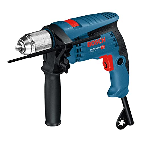Bosch Professional Klopboormachine GSB 13 RE (600 W, Incl. Diepteaanslag 210 Mm, Snelspanboorhouder 13 Mm, In Doos), Blauw