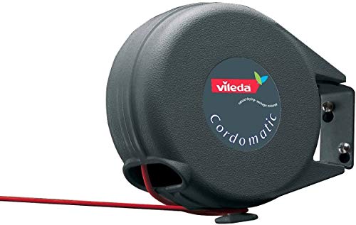 Vileda, Cordomatic, automatisch intrekbare waslijn, waslijn voor binnen en buiten, 15m