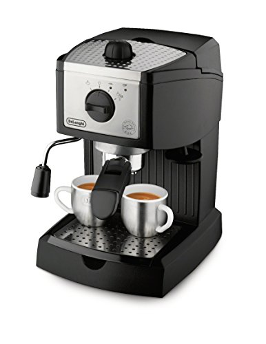 DeLonghi EC155 15 Bar Espresso and Cappuccino Machine, Black 