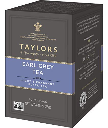 Taylors of Harrogate Earl Grey, 50 Teabags (Pack of 6) 