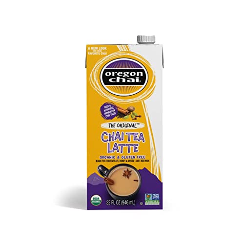 Oregon Chai Original Chai Tea Latte Concentrate, 32 Fl Oz (Pack of 6)