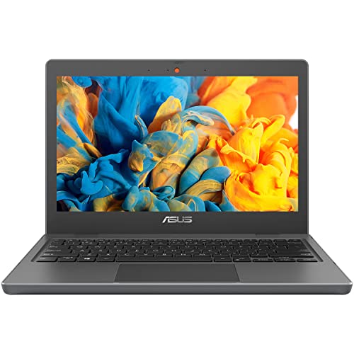 Asus 2022 Newest Military-Grade Student Laptop, 11.6'' HD Certified Eye-Care Display, Intel Dual-Core Processor, 4GB RAM, Ethernet Port, Keyboard, USB Type-C, Win10 Pro (256GB Storage) (BR1100)