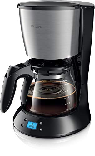 Philips Koffiezetapparaat Daily Collection - Zet 2 tot 15 kopjes - Met glazen kan - Waterreservoir 1.2 liter - Druppelstop - Automatische uitschakeling - Timer - Waterniveau indicator - HD7459/20