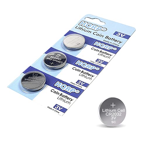 HQRP 3-Pack Lithium Coin Battery Compatible with Snark SN-1 SN-8 Tuner