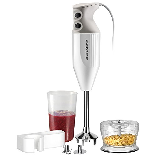 ESGE- Toverstaf M 122 de Luxe, staafmixer wit, met accessoires, tot 14.000 omw/min, 90410