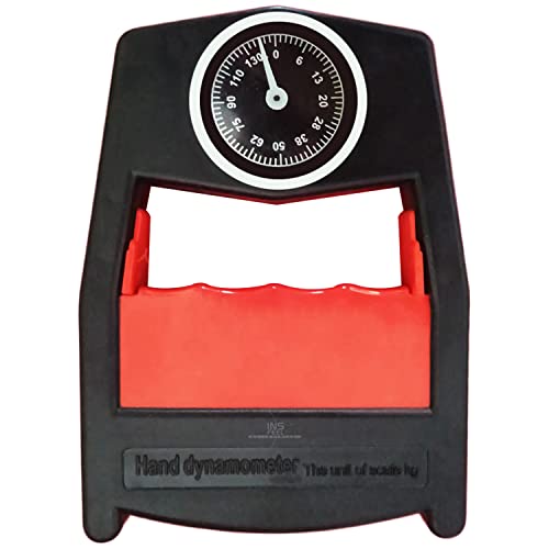 Hand Dynamometer Grip Strength Trainer - Gripper Measurement Meter Strengthener Tester Exerciser for Forearm Training Crossfit Weightlifting Finger Power Physical Therapy - 287 Lb / 130 Kg Capacity
