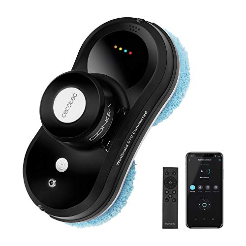 Cecotec Robot Ramenwasser Conga WinDroid 870 Connected. iTechWin 4.0, intelligente navigatie, detecteert de raamgrenzen, APP Control, Triple Beveiligingssysteem, 4 reinigingsprogramma's