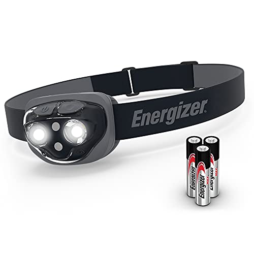 Energizer LED hoofdzaklamp, krachtige heldere koplamp, waterbestendig koplamp voor hardlopen, kamperen, vissen (batterijen inbegrepen)