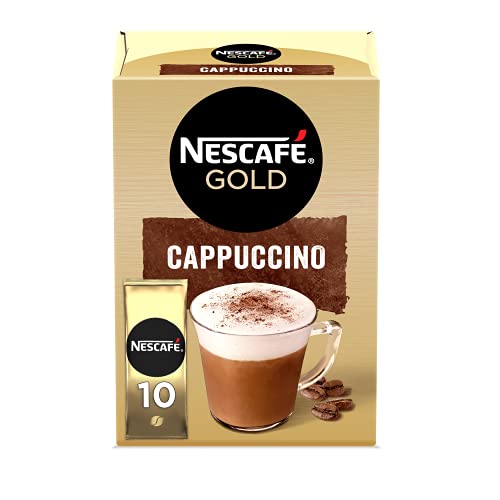 NescafŽ Nescafe Intenso, Cappuccino Packets, 0.49 Ounce (Pack of 10)