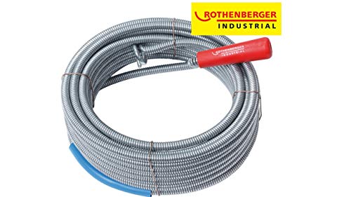 ROTHENBERGER Industrial afvoerreiniger spiraal met terughaalboor, diameter 9 mm, lengte 10 m, 072986E