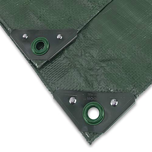 Geweven zeil Profi 140 g/m 3 x 3 m groen