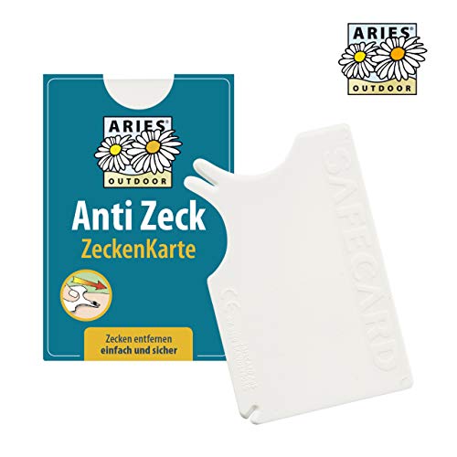 Aries ZK1 teken kaart voor mensen, honden en katten - praktisch zakformaat, 6 x 9 cm