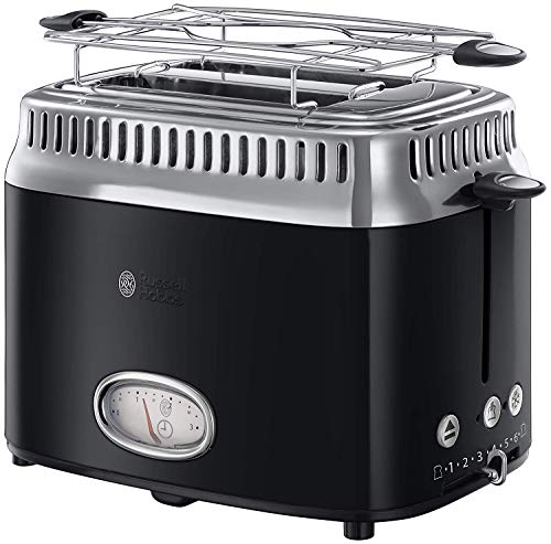 Russell Hobbs 21681-56 Retro Classic Broodrooster, Zwart