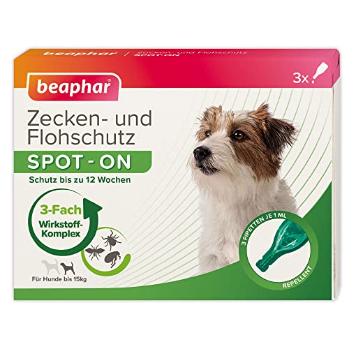 Teken- en vlooienbescherming SPOT ON voor honden tot 15 kg