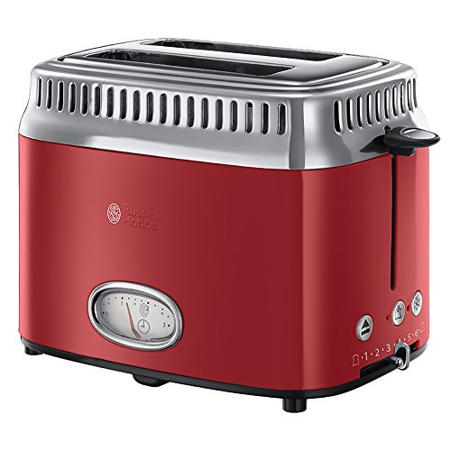 Russell Hobbs 21680-56 Retro Broodrooster, Rood