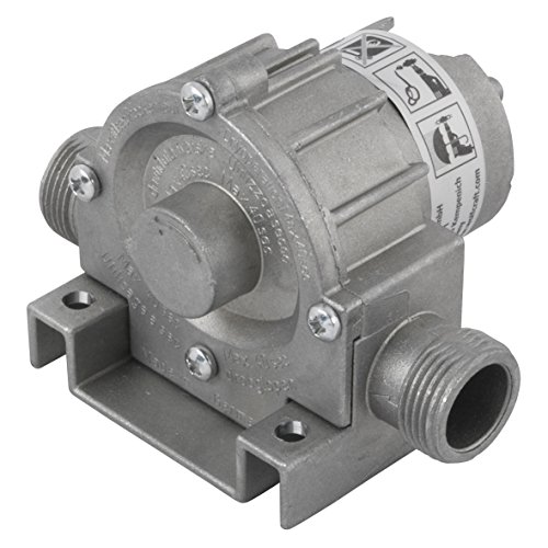 wolfcraft 2200000-Boorpomp Met Metalen Behuizing, Zelfaanzuigende Waterpomp Met Tot Krachtige 3000 L/U, Ideaal Als Tuinpomp Of voor Het Uitpompen van Verschillende Waterbedden, grijs 