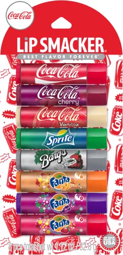 Lip Smacker Coca-Cola Party Pack Lip Glosses , 8 Count, Coca Cola Variety 1 (SFS ONLY)