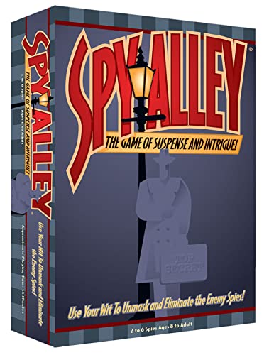 Spy Alley Board Game | Mensa Award Winning Family Strategy Game | Classic Family Board Game for Adults and Kids | Guess Who and Uncover a Clue | 2-6 Players | Ages 8+ | Parents Choice Winner 