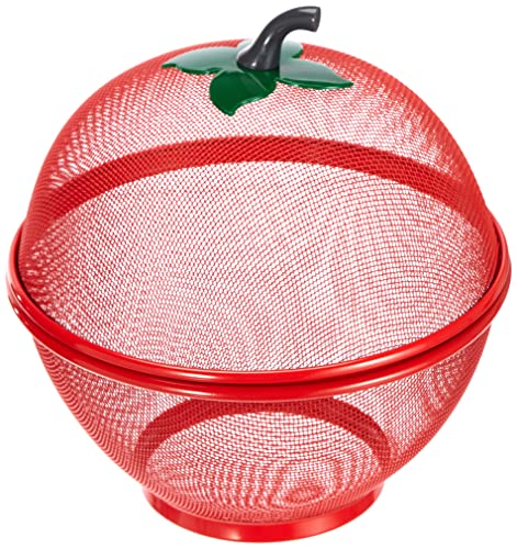 Excelsa Apple-fruitmand van 26,5 x 26,5 x 27 cm, rood