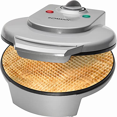 Oordopjes wafelijzer voor flinterdunne wafels - hoornautomaat ijswafels met kegel - hoorntje bakvorm anti-aanbaklaag - hoornkegel groot bakoppervlak 18 cm 