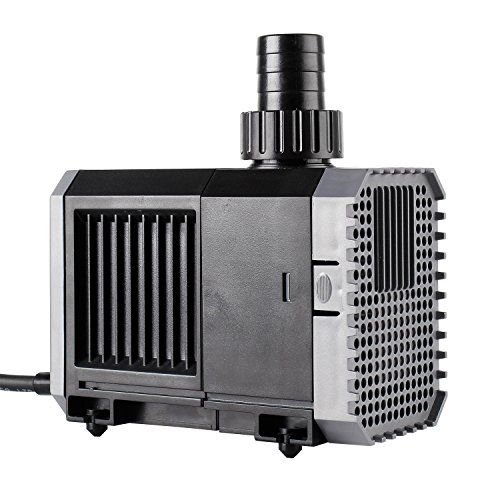 everfarel ECO 55W waterpomp 3000L/h dompelpomp Ampfibisch vijverpomp met keramische as voor vijver, aquarium