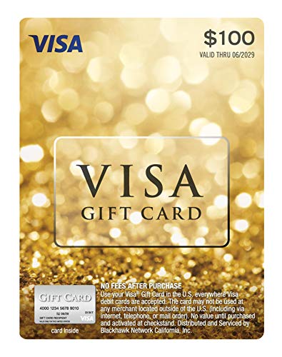 $100 Visa® Gift Card (plus $5.95 Purchase Fee)